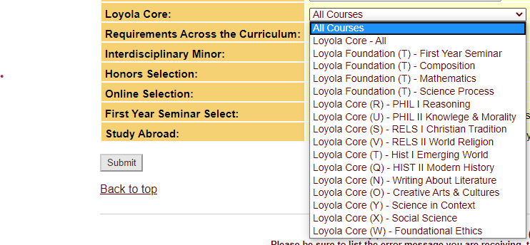Loyola Core